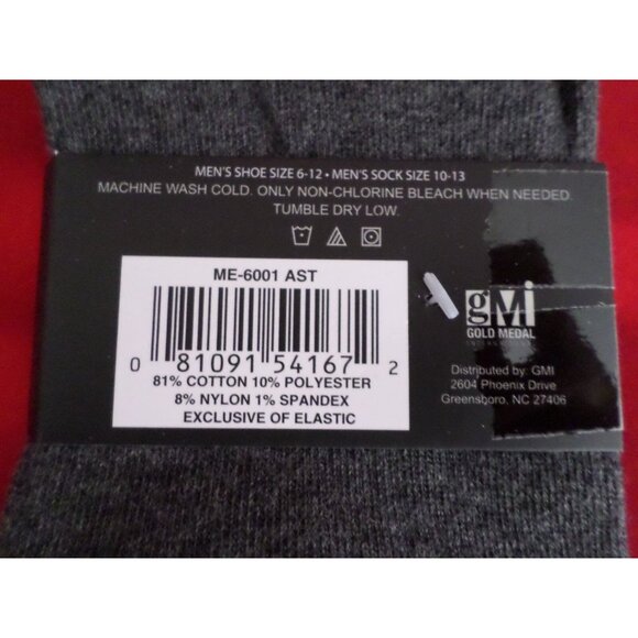 1 Pair Large Marc Ecko Cut & Sew Cotton Crew Socks 6-12 Yellow - Picture 4 of 5